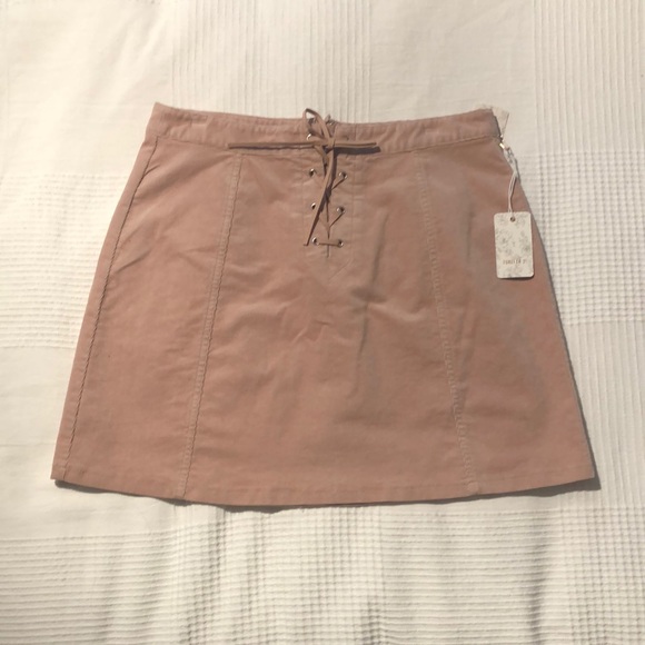 NWT Forever 21 Corduroy Mini Skirt